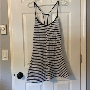 Striped Black and White Dress
